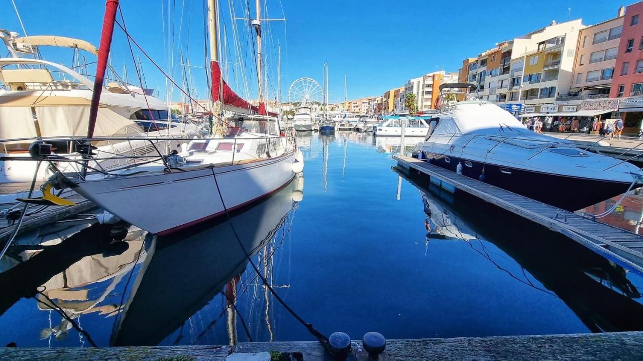 Studio Chaleureux Au Cap D'Agde Bagian luar foto